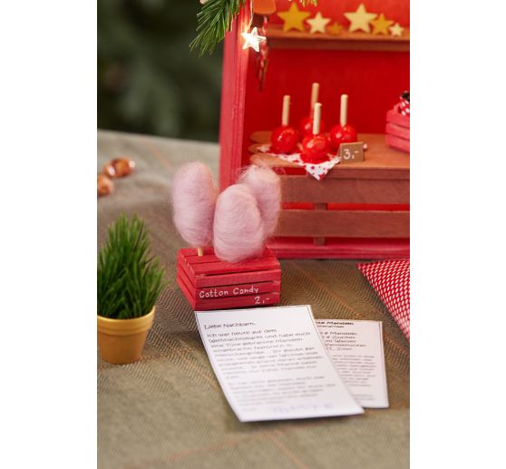 VBS Miniature Wooden Fruit Staircase, 2 pieces