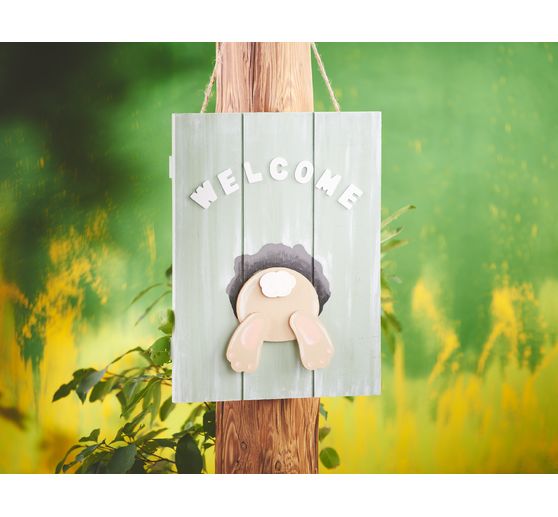 VBS Wooden letter set "Assorted - White", 156 pieces