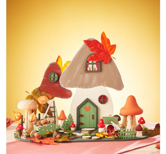 VBS Wooden acorns, 12 pieces