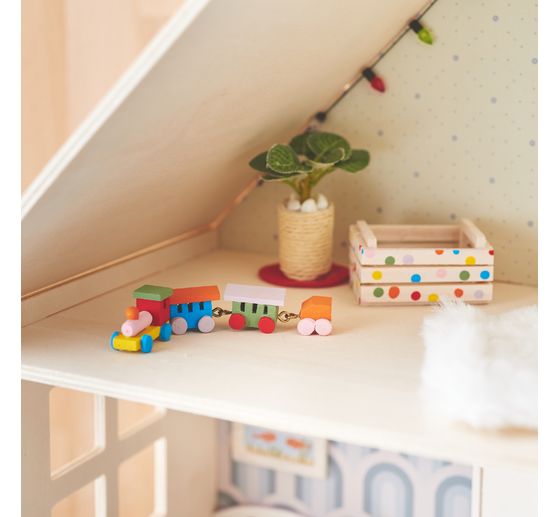 Miniature wooden railway 