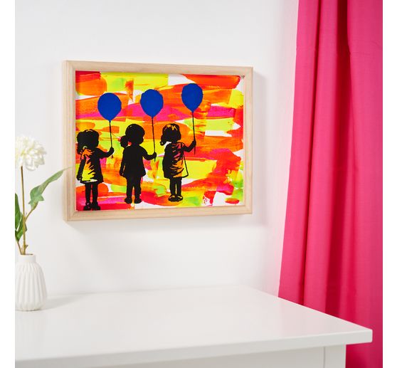 VBS Wooden picture frame for stretched canvas