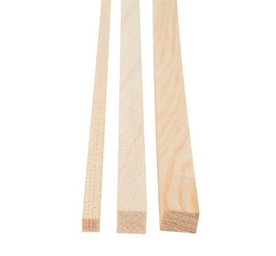 Wooden square strips of pine