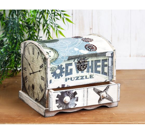 VBS cassetta con coperchio rotondo