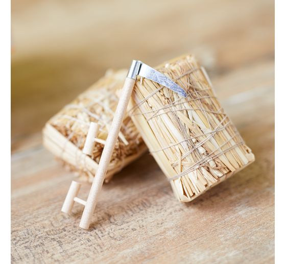 VBS Wooden garden tools, set of 3