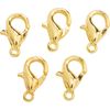 Lobster clasp, 10 mm Gold coloured