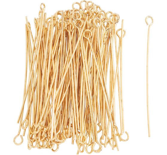 Chain pins, with one eyelet, 100pcs., 45mm