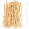 Chain pins, with one eyelet, 100pcs., 45mm Gold-Plated