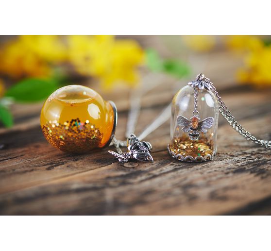 Decoration pendant "Glass bell" , 2 parts