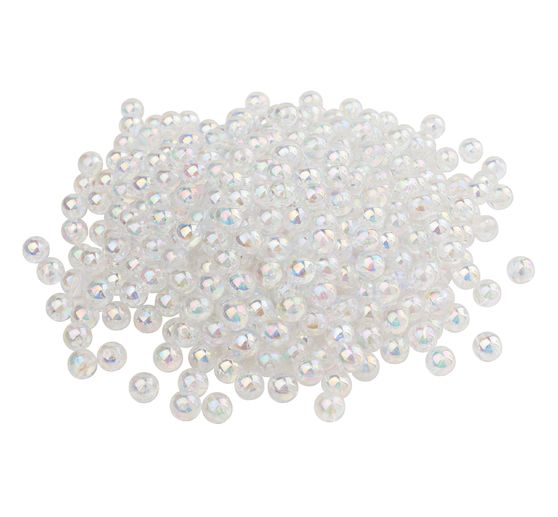 VBS Beads "Clear iridescent", 250 g