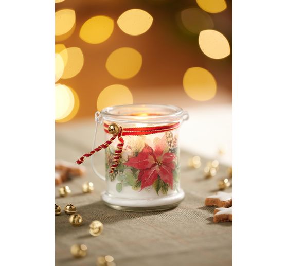 VBS Glass lantern with metal bracket