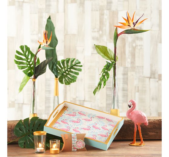 VBS Glass bottles "Geo", set of 3