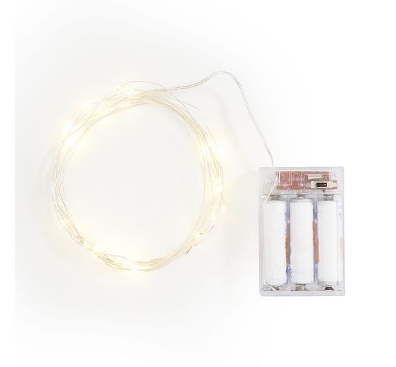 VBS Micro LED chain of lights "30 LEDs", with timer