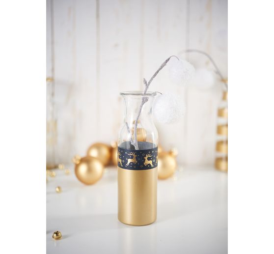 Bottiglie in vetro VBS "Milk", set da 3