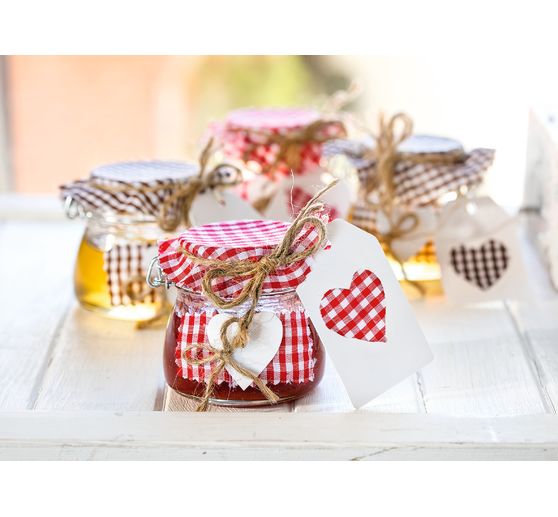 VBS Jars with clip closure "Bulbous", 24 pieces