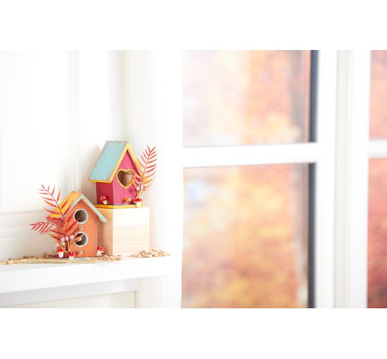 VBS Decorative birdhouses "Minis", set of 2