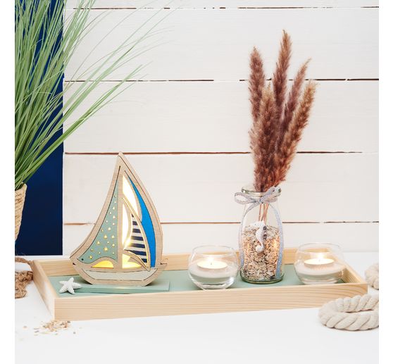 VBS glass bottle with cork