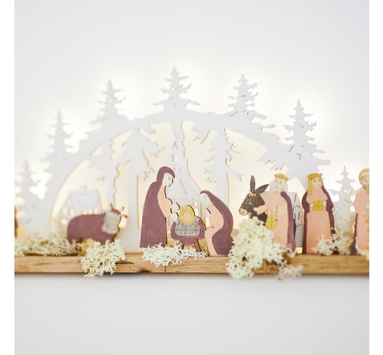 VBS Wooden building kit "Christmas crib"
