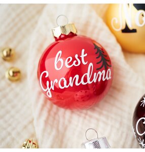 Weihnachtskugeln beplotten