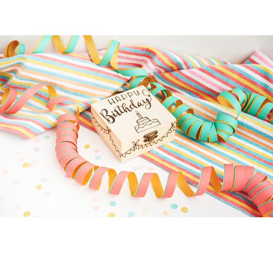 VBS Scatola di legno, quadrata