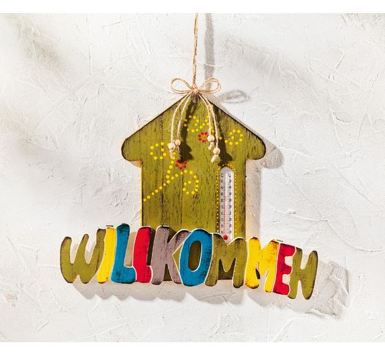 VBS Wall thermometer "House"