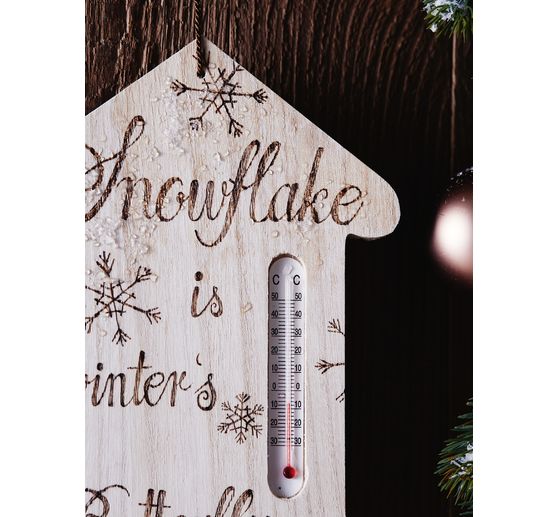 VBS Wall thermometer "House"