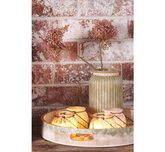 VBS Glass wind light with bracket, 4 pieces