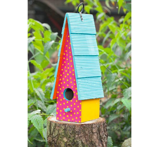 Cassetta nido per uccelli VBS "Casetta a tetto"