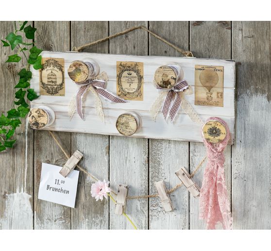 VBS Decorative wooden panel with suspension