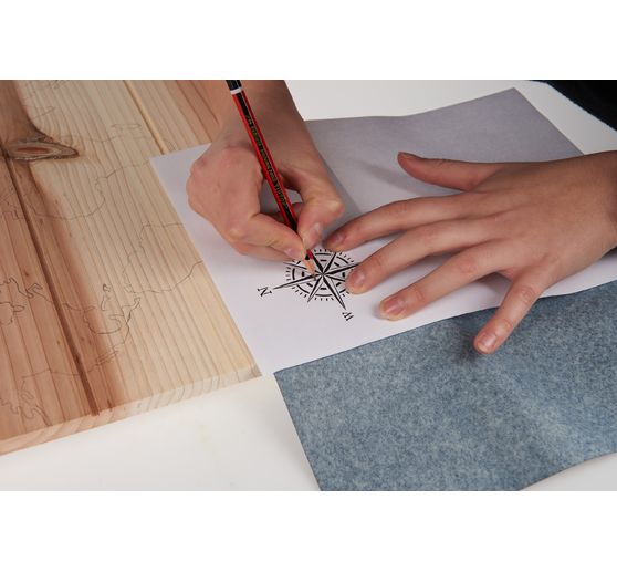 VBS Decorative wooden panel with suspension