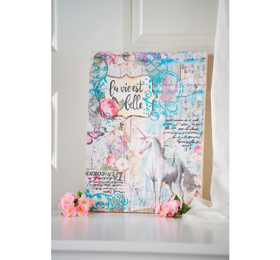 VBS Decorative wooden panel with suspension