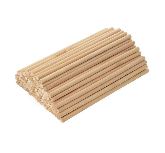VBS Wooden rods "Ø 5-6 mm"