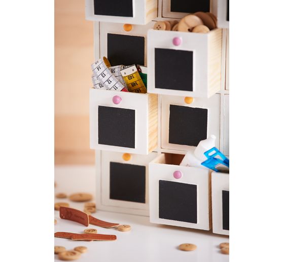 Cassettiera VBS con cassetti a lavagna