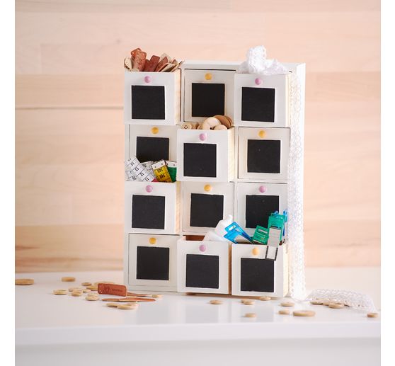 Cassettiera VBS con cassetti a lavagna