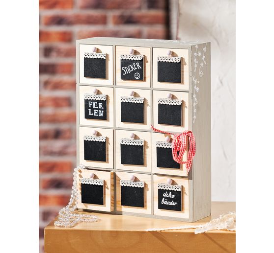 Cassettiera VBS con cassetti a lavagna