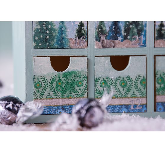 VBS Mini chest of drawers / Advent Calendar with 24 drawers