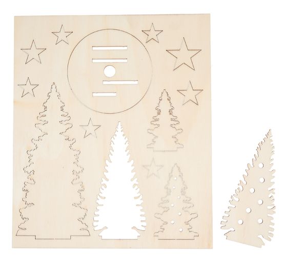 Wood-Wood building kit "Fir trio", plywood