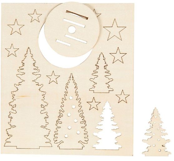 Wood-Wood building kit "Fir trio", plywood