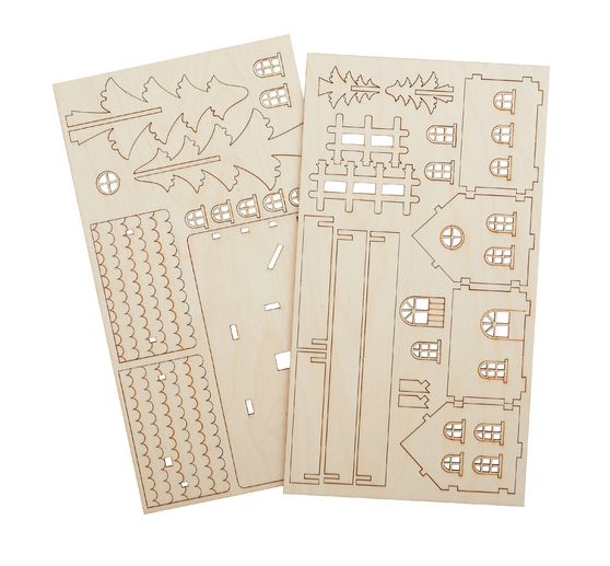 Kit di costruzione in legno "Casa di luci"