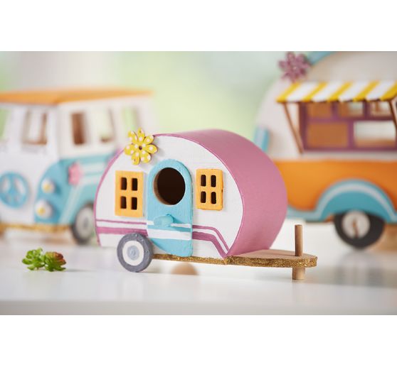 Elementi decorativi in legno "Blossom" della VBS