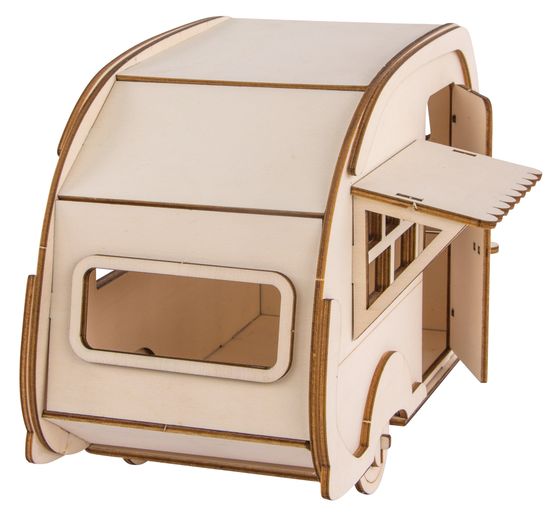 Wood building kit "Trailer"