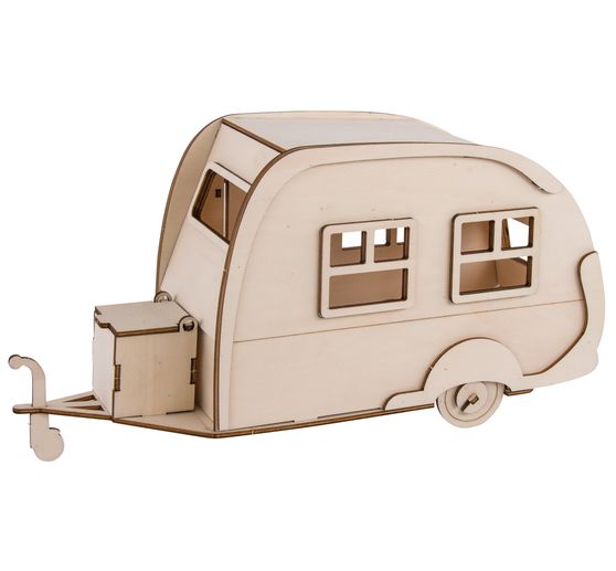 Wood building kit "Trailer"
