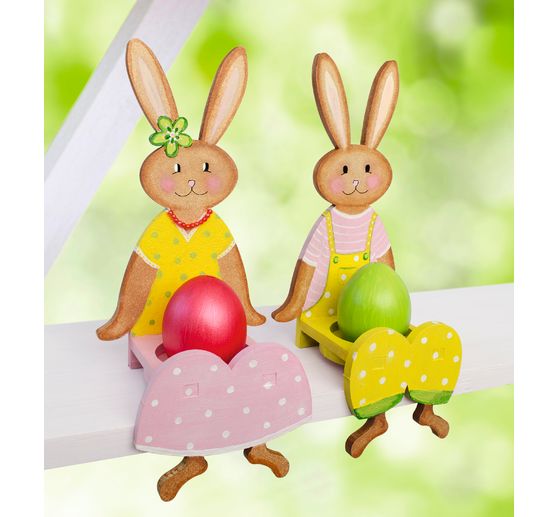 Edge stool "Rabbit Daisy", MDF wood