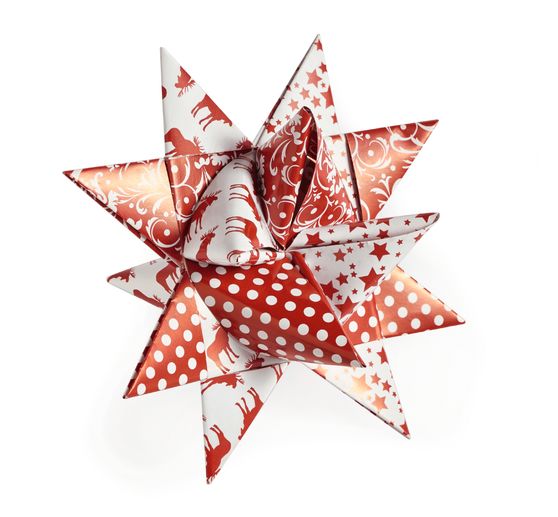 Paper strips "Scandinavian X-Mas", 25 mm