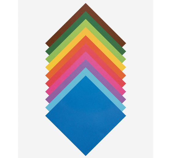 Folding paper, 10 x 10 cm
