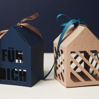 Modello di scatola regalo per Silhouette Cameo