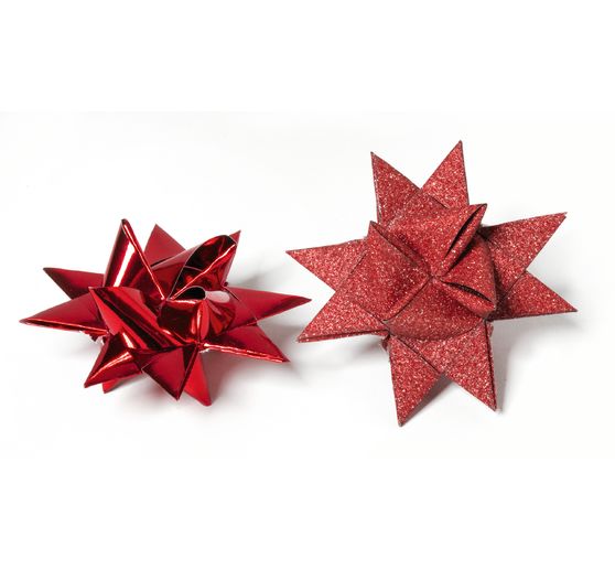 Paper strips "Glitter, red", 25mm