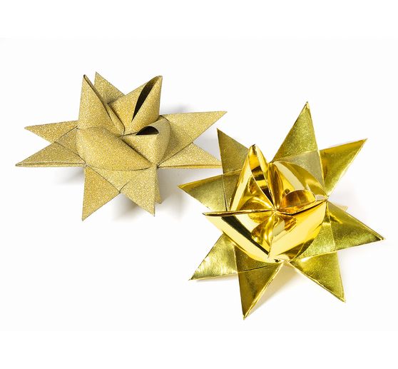 Paper strips "Glitter, gold", 25mm