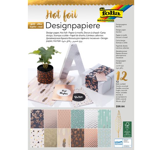 Design paper pad "Hot Foil"