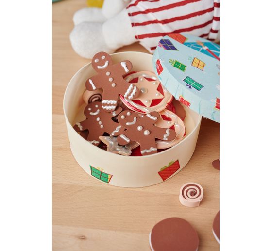 VBS Scatola di trucioli di legno "Round", Ø 15 cm