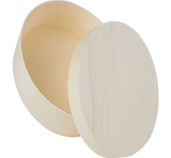 Scatola di trucioli di legno "Ovale" VBS